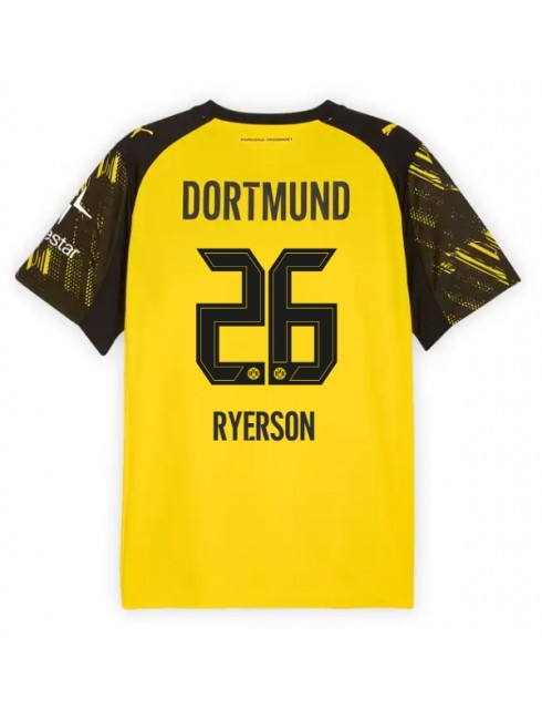 Muži Futbalové oblečenie Borussia Dortmund Julian Ryerson #26 2025-26 Krátky Rukáv - Domáci Muži Futbalové oblečenie Borussia Dortmund Julian Ryerson #26 2025-26 Krátky Rukáv - Domáci